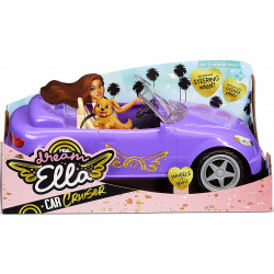 MGA Dream Ella Stardust Convertible Sports Car Vehicle, Purple Color