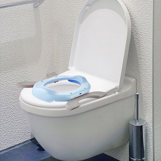 Babyjem portable potty blue color with 3 disposable bags