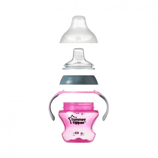 Tommee Tippee First Sips Soft Transition Cup Pink Color, 150 ml