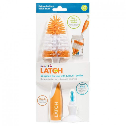 Munchkin LATCH Deluxe Bottle and Valve Brush