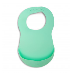 Suavinex  Waterproof Baby Soft Bib, Green