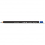 Staedtler Lumocolor Permanent Glasochrom Pencils Blue Design, 1 Pencil