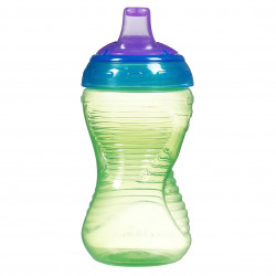 Munchkin Mighty Grip Spill Proof Cup, Green Color, 295.7 Ml