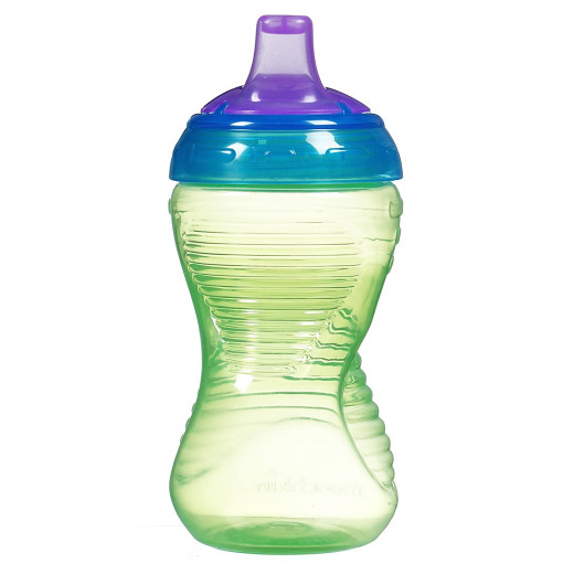 Munchkin Mighty Grip Spill Proof Cup, Green Color, 295.7 Ml