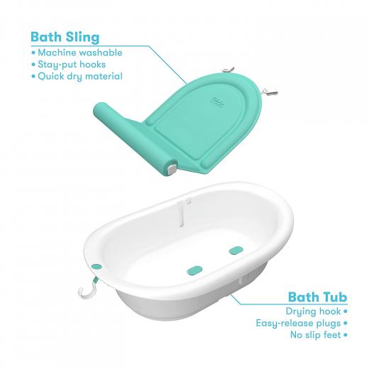 FridaBaby 4-in-1 Grow with Me Bath Tub