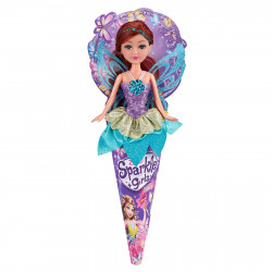 Zuru Sparkle Girlz Fairy Cone Doll, Blue Color