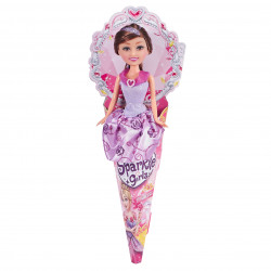 Zuru Sparkle Girlz Princess Cone Doll, Purple Color