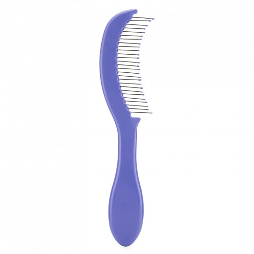 Wet Brush Custom Care Slim Detangling Comb, Purple Color