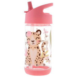 Stephen Joseph Flip Top Bottle, Leopard Design