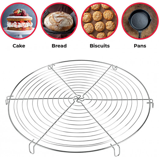 Metaltex Round Cake Cooler, 35 Cm