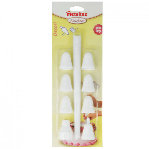 Metaltex Decorating Icing Set For Disposable Bags, 41x26 Cm