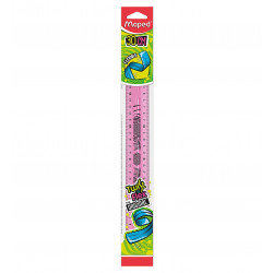 Maped 30 Cm Flex Study Ruler, Pink Color