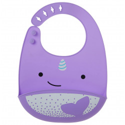 Skip Hop - Silicone Bib, Narwhal