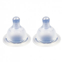 Spectra Wide Neck Slow Flow Teats [Pack of 2] Size Small