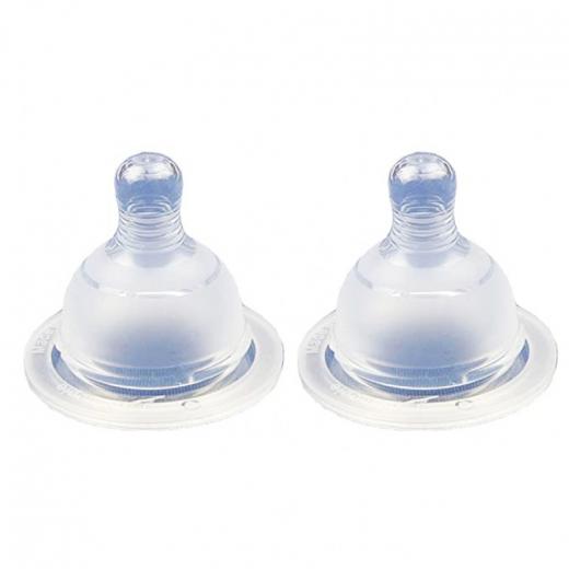 Spectra Wide Neck Slow Flow Teats [Pack of 2] Size Small