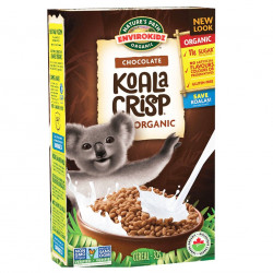 Nature’s Path Koala Crisp Chocolate Cereal, , Organic, Gluten-Free,325g