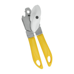 Metaltex Stainless Steel Can Opener, Yellow Color