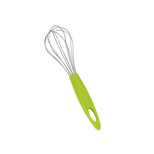 Metaltex Mix Whisk With Plastic Handle, Green Color, 25 Cm