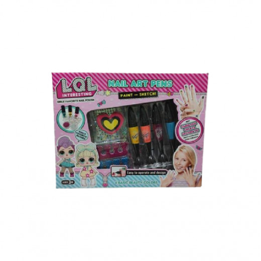 LOL Nail Cosmetic Makeup Nail Polish Dryer Set, 4 Colors