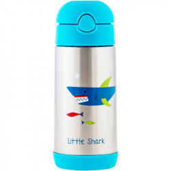 Stephen Joseph Double Wall Stainless Steel Bottle Shark