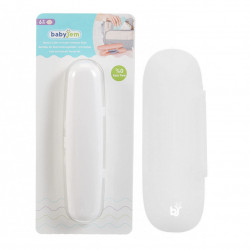 Babyjem Cutlery Case Plastic ,White