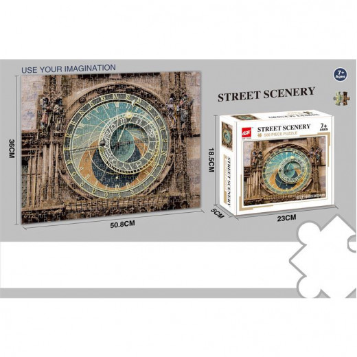 Street Scenery Puzzles, 500 Pieces