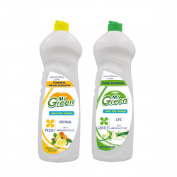 Mr Green Dishwashing Liquid, 900 Ml, 2 Pieces