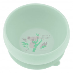 Stephen Joseph Silicone Bowl, Koala Design, Green Color