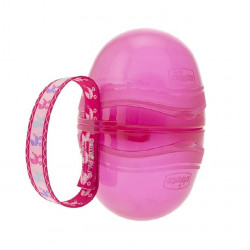 Chicco Double Soother Holder- Pink