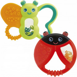 Chicco Funny Relax Teether (6M+), Butterfly or Ladybug