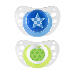 Chicco Dummy pacifier silicone, 2pcs, 6-16 months