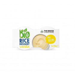 The Bridge Bio Rice Dessert Vanilla ,130 Gram, 2 Pieces