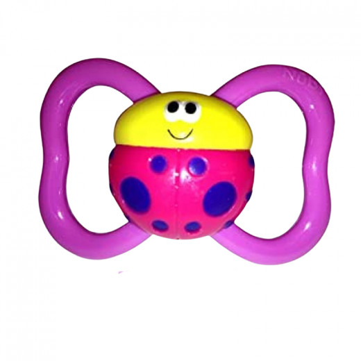 Nuby  Pacifiers 3D Bug +18 m, Pink