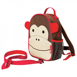 Skip Hop Zoo Little Kid and Toddler Safety Harness Backpack, Monkey