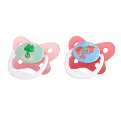 Dr. Brown's Prevent Contoured Pacifier, Stage 2, 2 Packs, Elephant Design