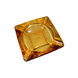 BlinkMax Glass Ashtry Square Amber