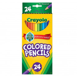 Crayola Long Colored Pencils, 24 Pencils