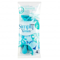 Gillette Simply Venus 2 Disposable Razors, 4 Pieces