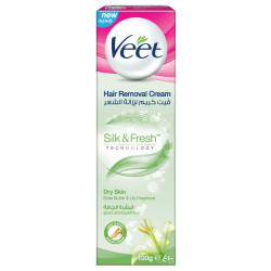 Veet Hair Removal Cream With Shea Butter for Dry Skin, 100 Ml