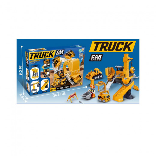 Kids Multi Shape Truck With Electric Drill And Screwdriver Play Set, 32 Pieces