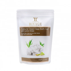 Rivage Dead Sea Purify & Relax Bath Salts With Lemon Grass, 250 Gram