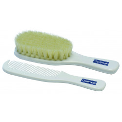 Optimal Brush And Comb Set, White Color