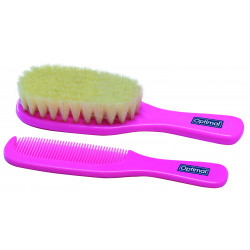 Optimal Brush And Comb Set, Pink Color