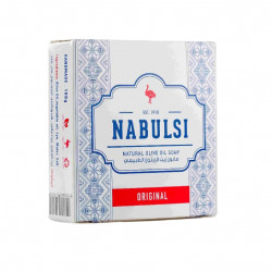 Nabulsi Natural Olive Oil Soap, Original Scent, 100 Gram