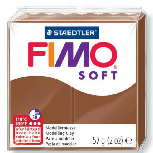 Staedtler Fimo Soft Clay, 57 Gram, Dark Brown Color