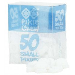 Pixie Crew Small Pixies 50 Count Sachet, White