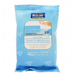 Higeen Antibacterial Wipes 15, Pure Original