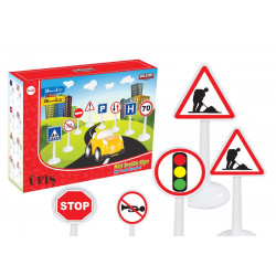 Pilsan Mini Traffic Signs, 10*35*25 Cm