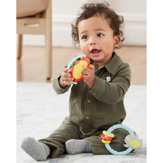 Skip Hop Silver Lining Cloud Play Toy & Teether, Sun Design