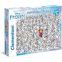 Clementoni Impossible Puzzle, Disney Frozen, 1000 Pieces